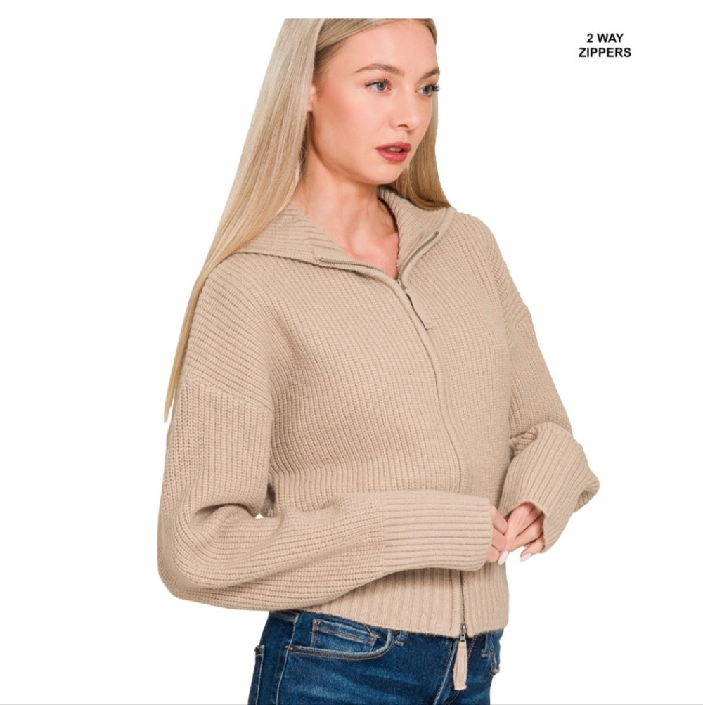 Women's Tan Sweater